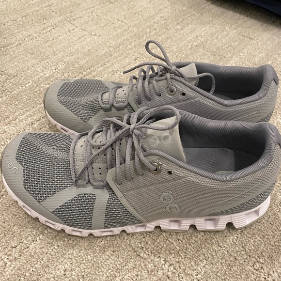 On Running Shoes On Running Cloud Grey Womens Tennis Shoes Poshmark